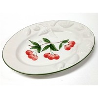 PIATTO OVALE LIMONI CERAM.XQ-0738